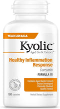 Kyolic Aged Garlic Extract with Curcumin, Healthy Inflammation Response, 50 Capsules