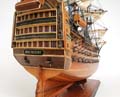 HMS Victory Midsize With Display Case Front Open