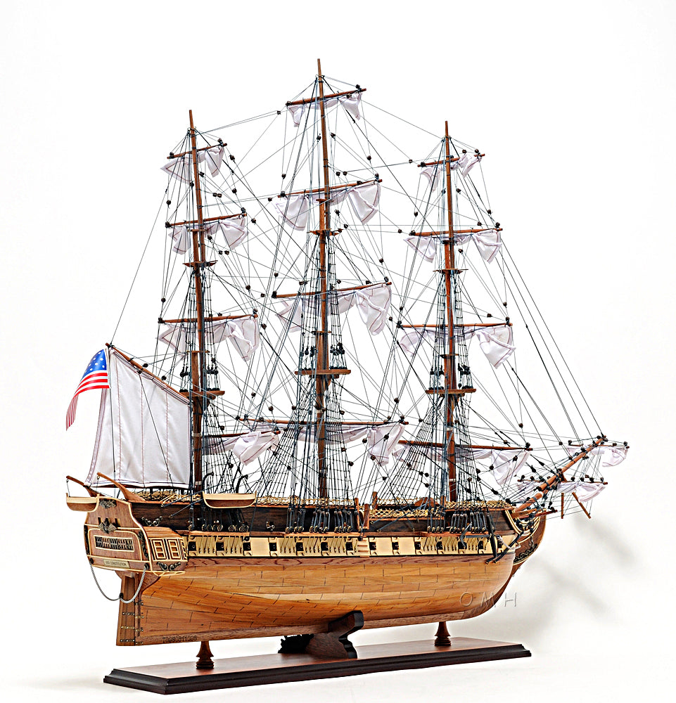 USS Constitution Mid With Display Case Front Open