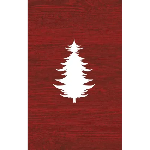 Merry: A Red Hardcover Decorative Book for Decoration with Spine Text to Stack on Bookshelves, Decorate Coffee Tables, Christ - Hardcover