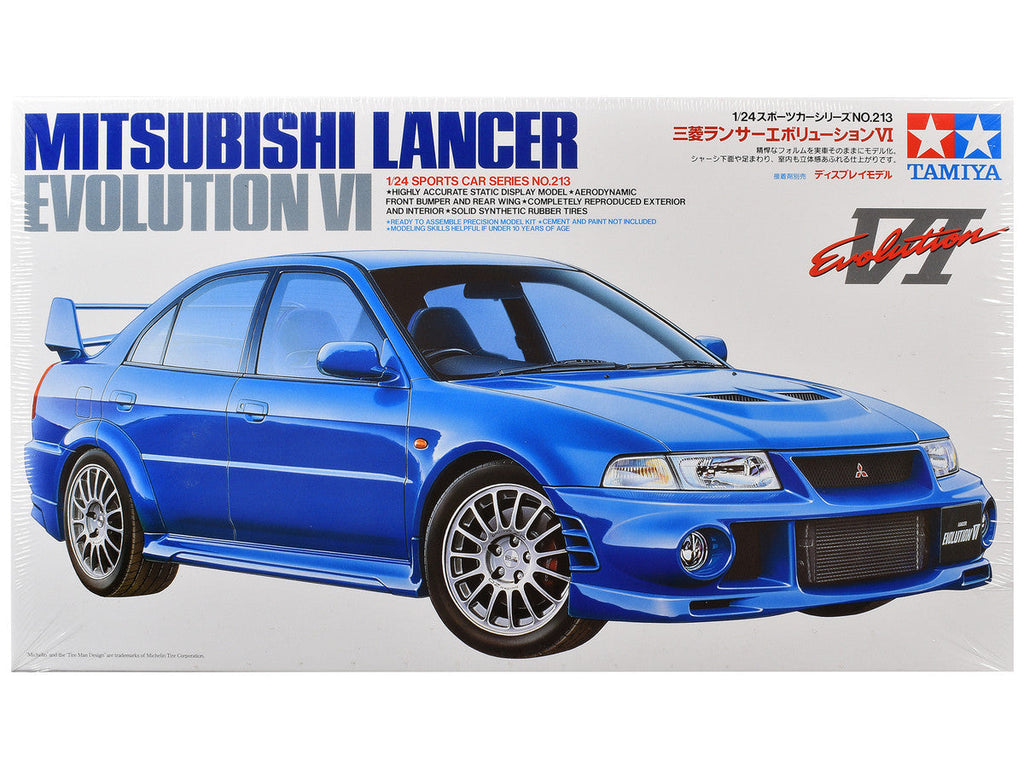 Model Kit Mitsubishi Lancer Evolution VI 1/24 Scale Model by Tamiya