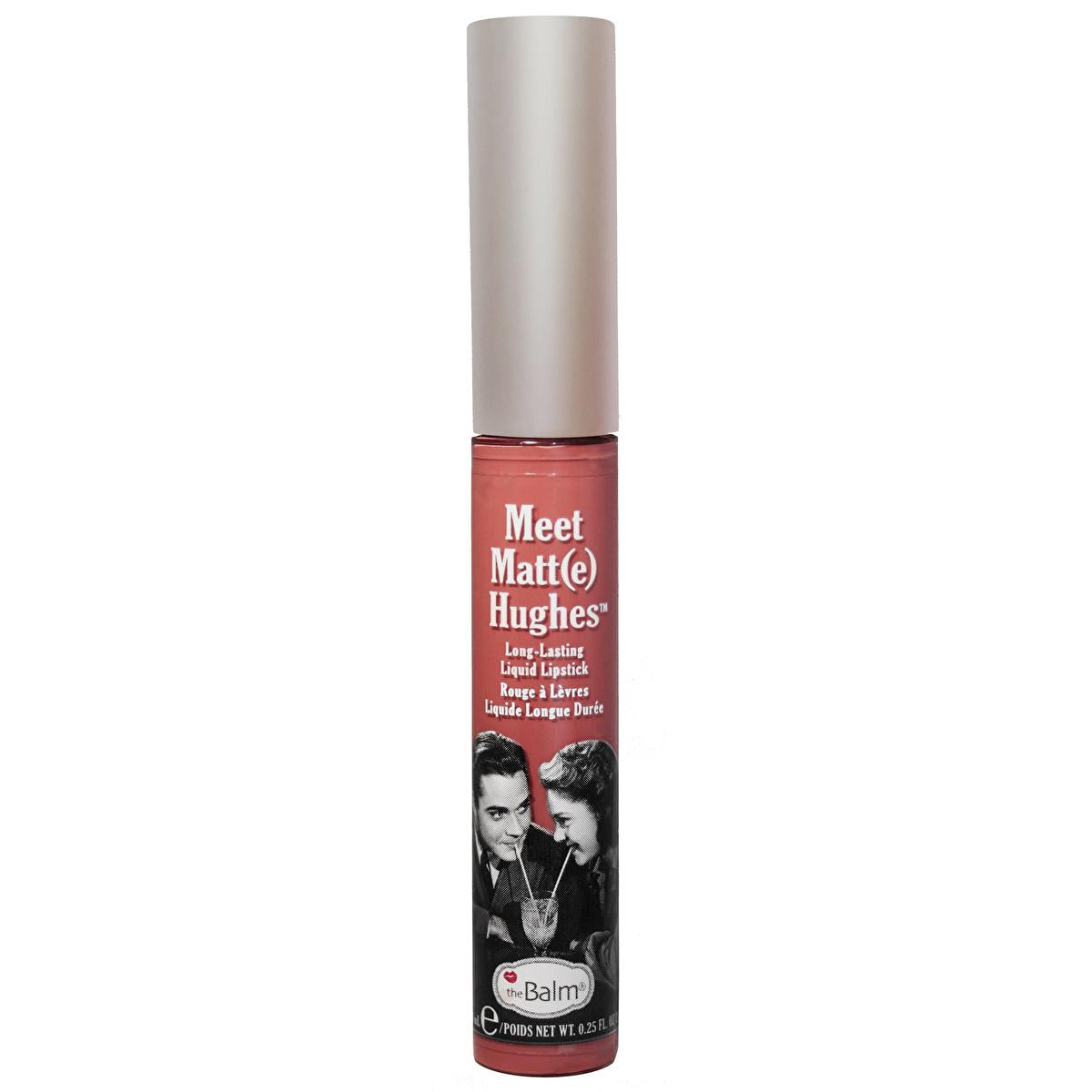 theBalm Meet Matt(e) Hughes Committed Liquid Lipstick: Long-Lasting, Transfer-Proof, Highly Pigmented Matte Finish for Bold, Vibrant Lips