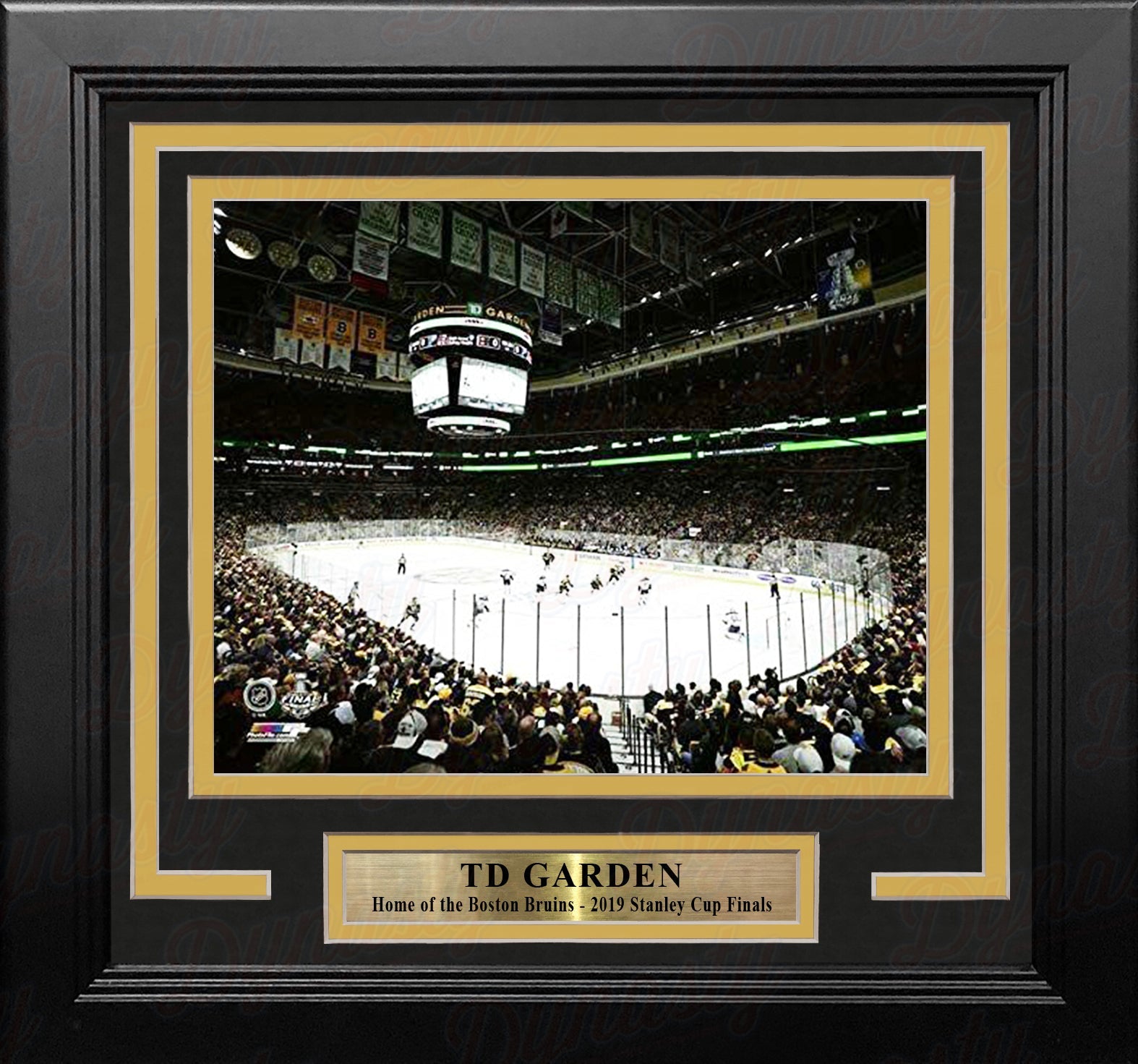 Boston Bruins TD Garden 2019 Stanley Cup Finals 8" x 10" Framed Hockey Stadium Photo