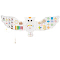 11-in-1 Toddler Learning Activity Center Owl Activity Wall Busy Board Panels for 3+ Years Old