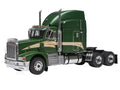 1998 Peterbilt 377 A/E Truck Tractor Green Metallic with Beige Stripes 1/43 Diecast Model by IXO Models