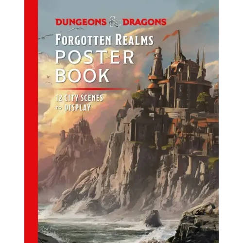 Dungeons & Dragons Forgotten Realms Poster Book - Paperback