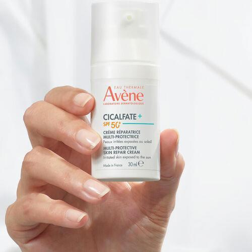 Avene Cicalfate Multi-Protective Repair Cream SPF50+ - Gentle, High SPF Sunscreen for Sensitive Skin