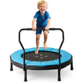 40 Inch Trampoline for Kids Indoor Outdoor Fitness Trampoline-Blue