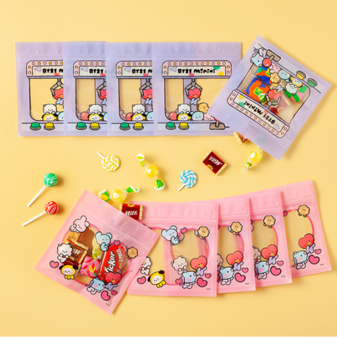 BTS x BT21 Zipper Bag