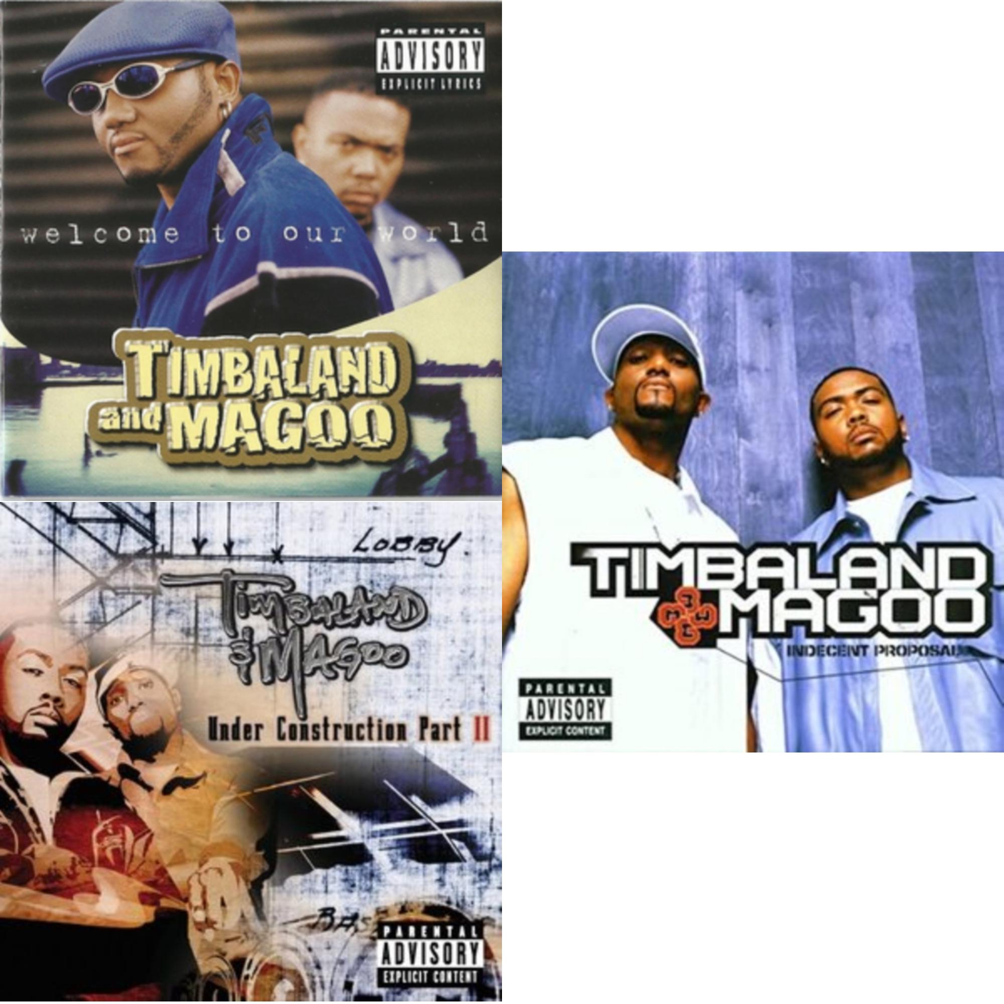 Timbaland & Magoo - Welcome To Our World & Under Construction Ii & Indecent Proposal - LP Vinyl Bundle