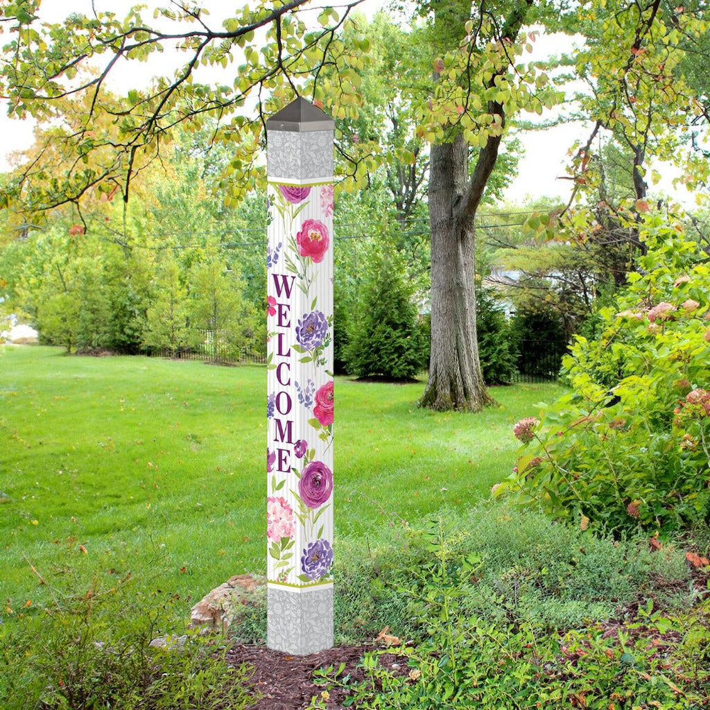 Teahouse Floral Art Pole 60 Inches