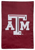 Texas A&M Garden Flag 2 Sided Applique Logo