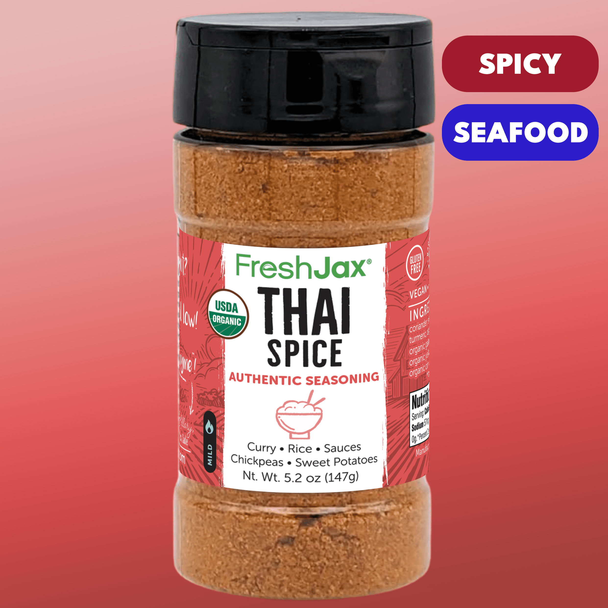 Organic Thai Spice Blend – Low Sodium Thai-Inspired Seasoning