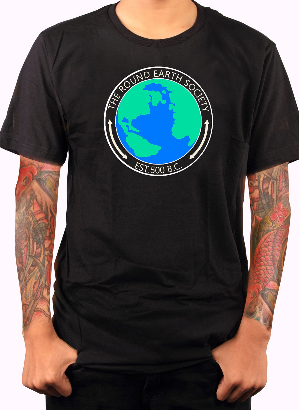 The Round Earth Society T-Shirt