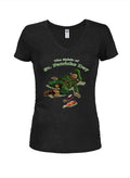 The Spirit of St. Patricks Day Juniors V Neck T-Shirt