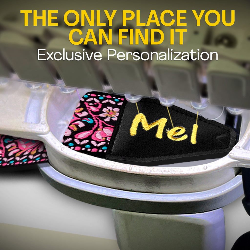 Personalized Embroidered Brown Denim Camera Strap - Camera Strap for SLR/ DSLR
