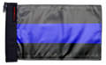 Thin Blue Line 12"x18" Forever Wave Flag for Jeep Wrangler CJ-7 and CJ-8 1976-1986