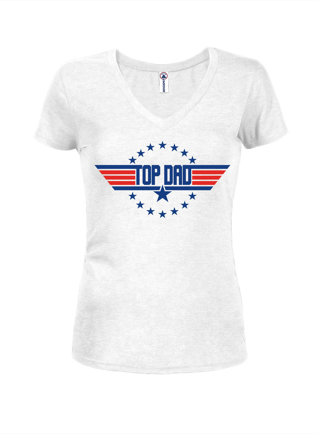 Top Dad Circle Stars T-Shirt