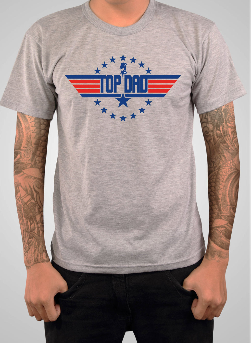Top Dad Lawnmower T-Shirt