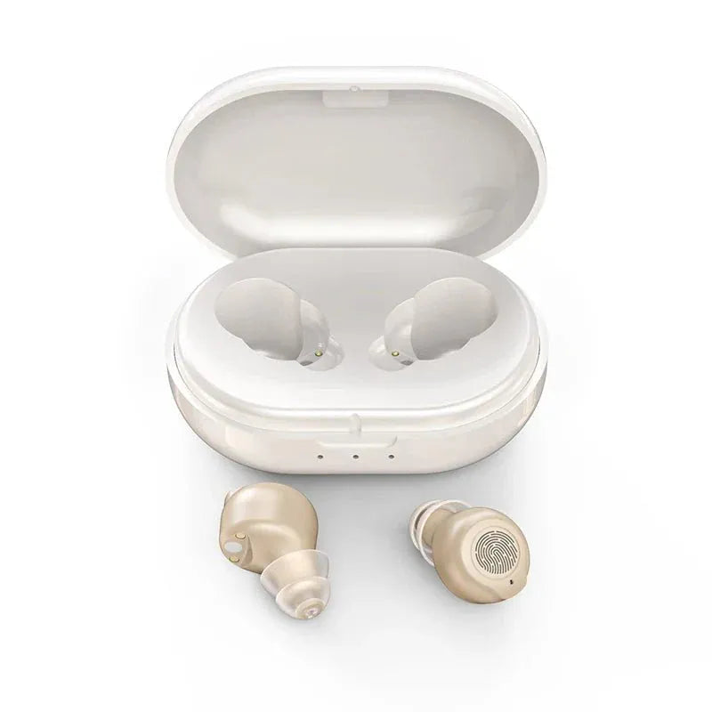 Touch Control Hearing Enhancer For The Elderly.