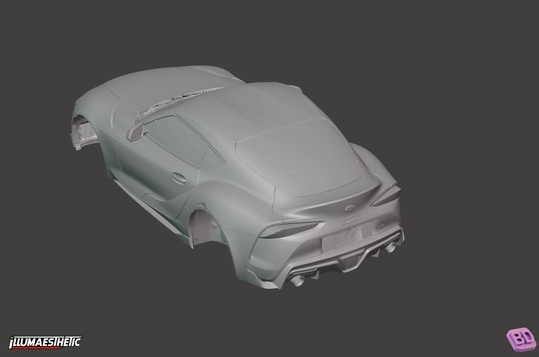Toyota GR Supra (A90) 3D Scan (2019+)