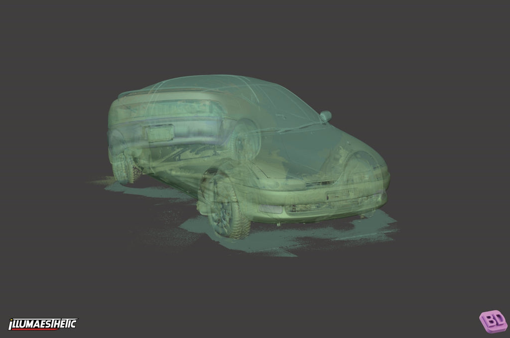 Toyota Sera (EXY10) 3D Scan (1990-1995)