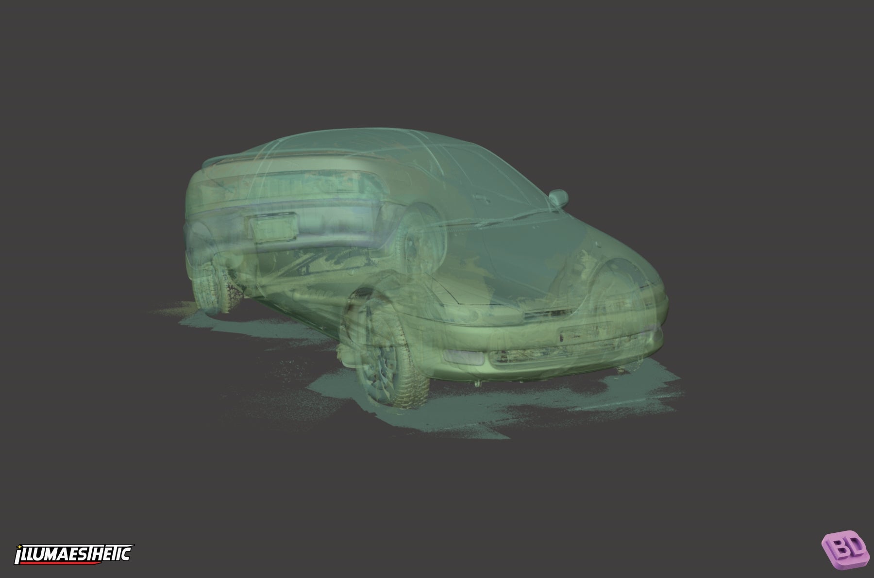 Toyota Sera (EXY10) 3D Scan (1990-1995)