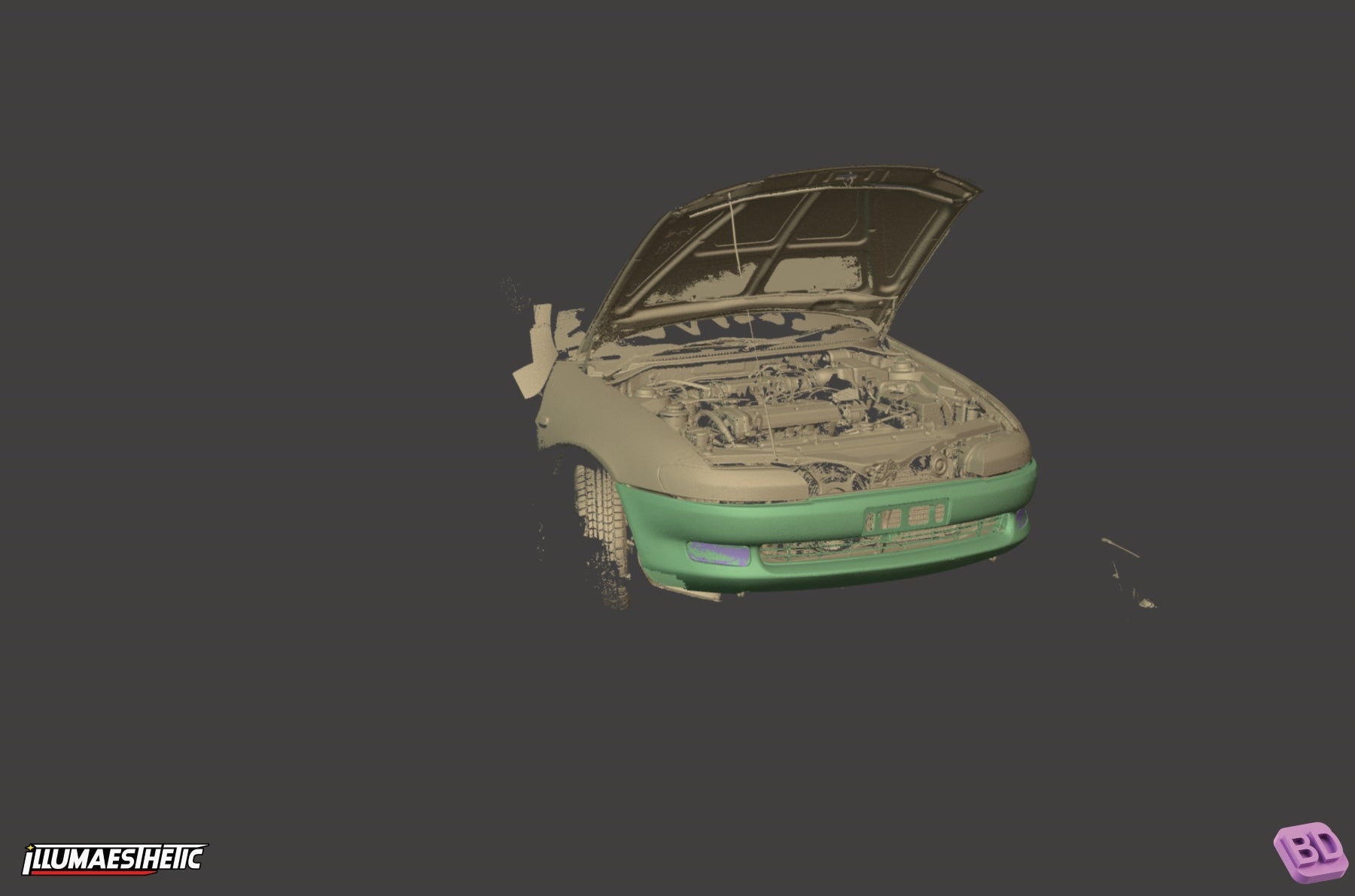 Toyota Sera (EXY10) 3D Scan (1990-1995)