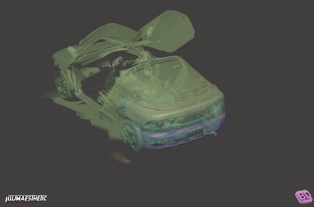 Toyota Sera (EXY10) 3D Scan (1990-1995)