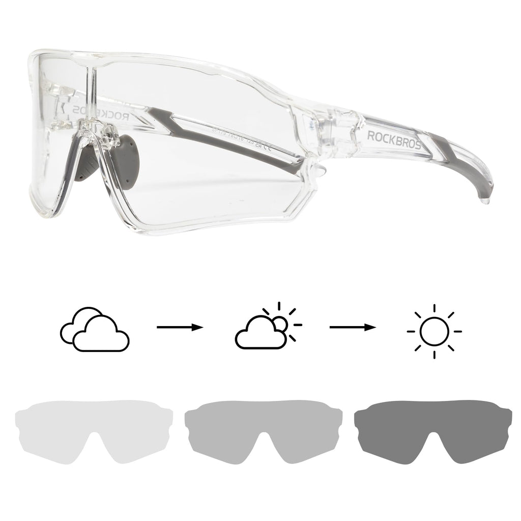 Thickened PC Lens Photochromic Sunglasses (UV400)