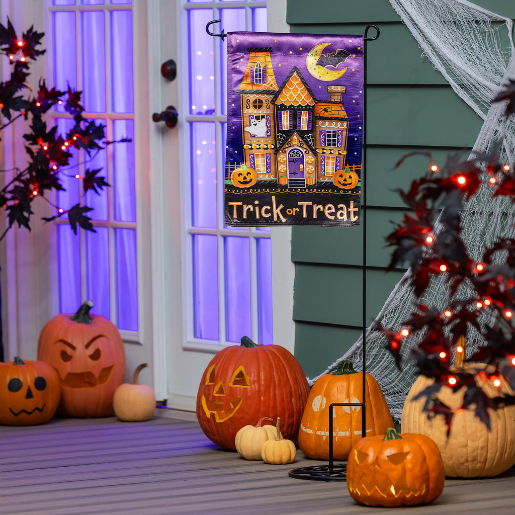 Trick or Sweets 2 Sided Garden Flag