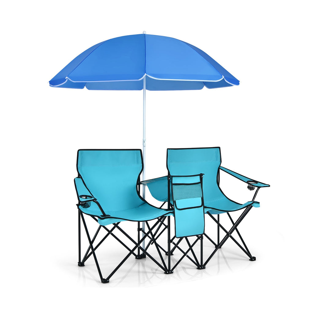 Portable Folding Picnic Double Chair
