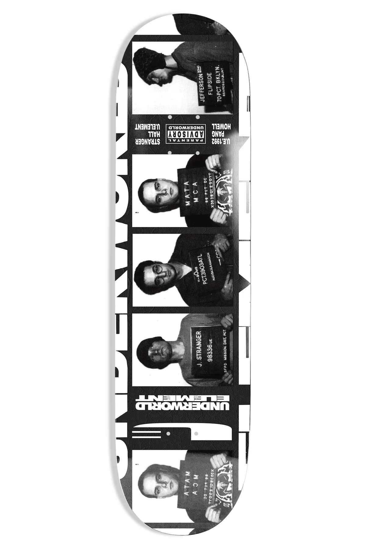 Underworld Element Mugshots EX7 9" Skateboard Deck