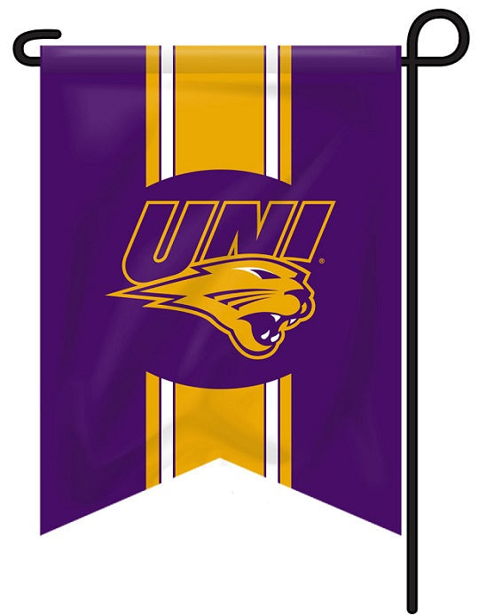 UNI Panthers Vintage 2 Sided Garden Flag