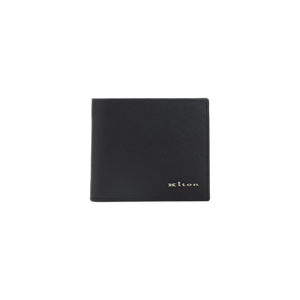KITON Mini Leather Wallet - FW25