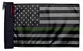 USA Subdued Thin Green Line 12"x18" Forever Wave Flag for Jeep Wrangler TJ 1996-2006