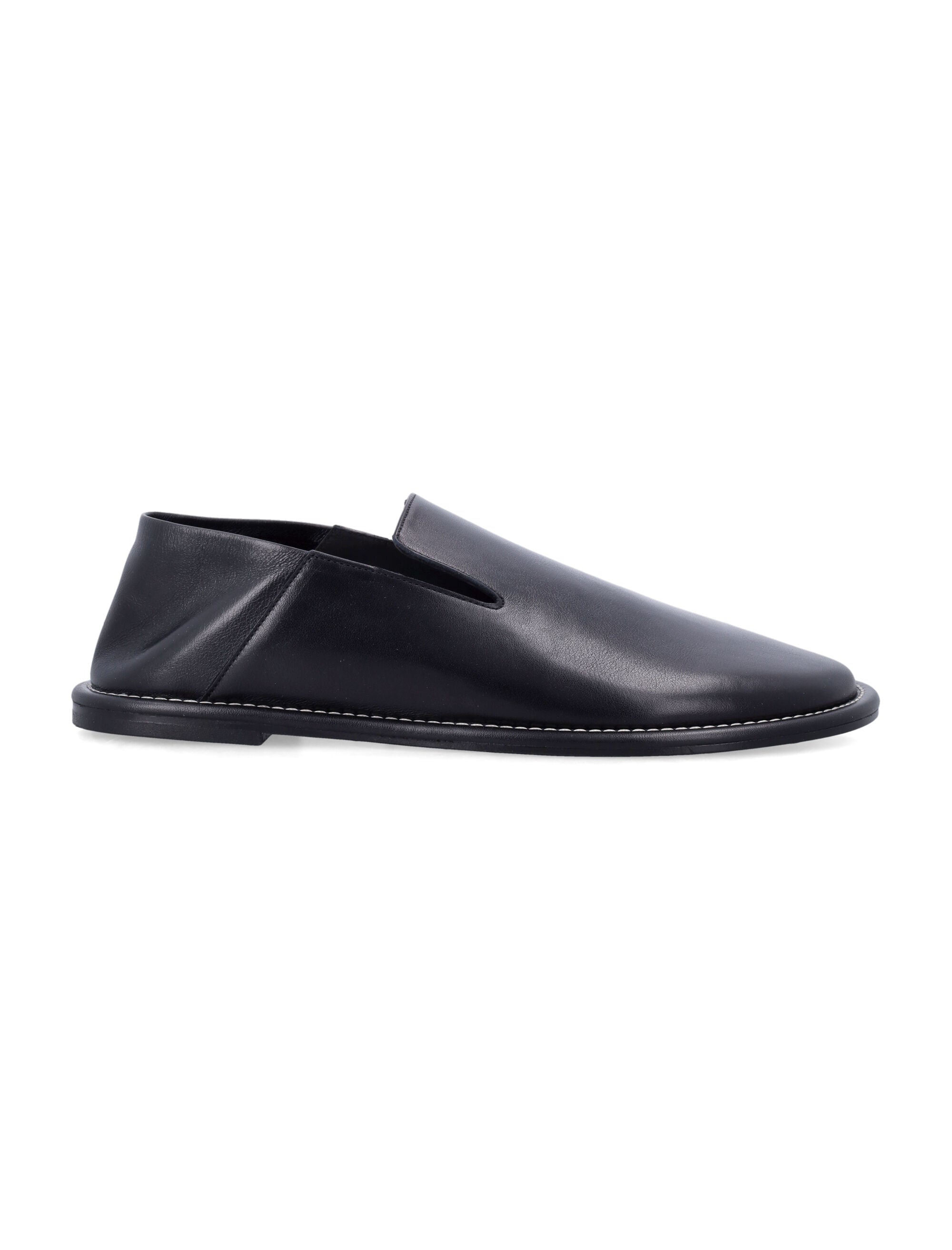 AMI PARIS Men's Timeless Mini Leather Loafers