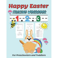 Happy easter 1. 2. 3 Tracing workbook For Preschoolers and Toddlers: Beginner Math Preschool Learning Book with Number Tracing and Matching Activities - Paperback