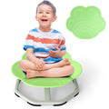 Kids Sensory Swivel Chair Cat Claw 360 Spinning Chair with Non-Slip Metal Base-Green