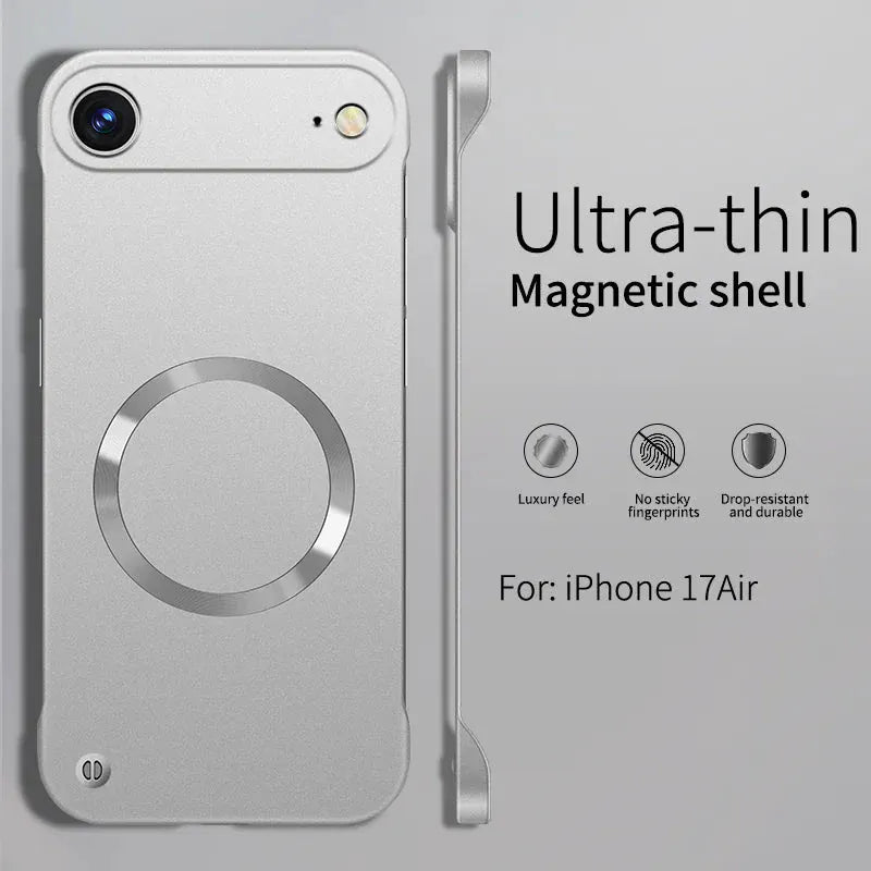 Ultra Thin Metallic Magsafe Case for iPhone 17 series