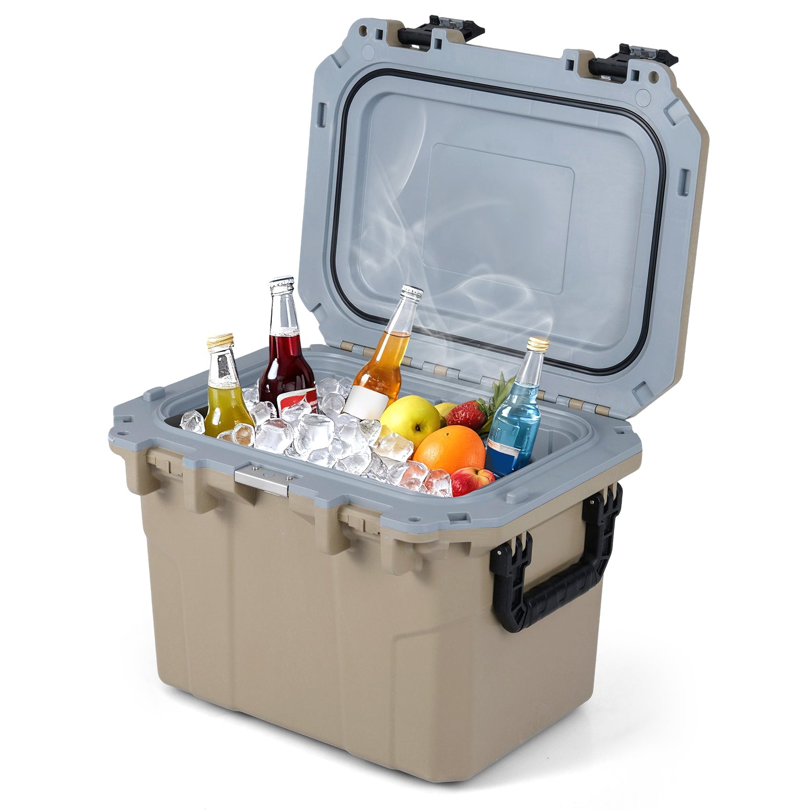 Ultra-Light Injection Molded Cooler 53 QT Hard Ice Chest