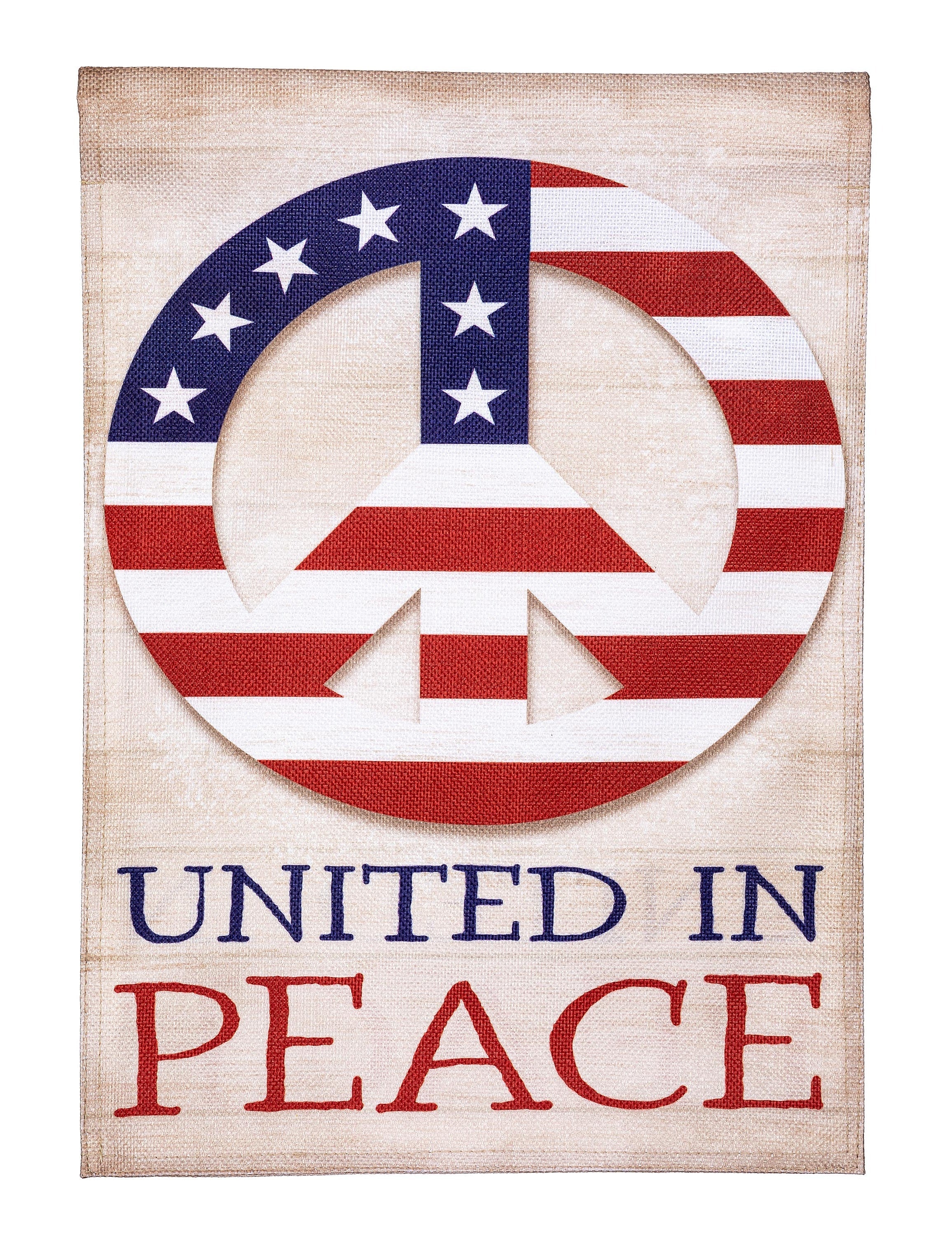 United In Peace 2 Sided Garden Flag