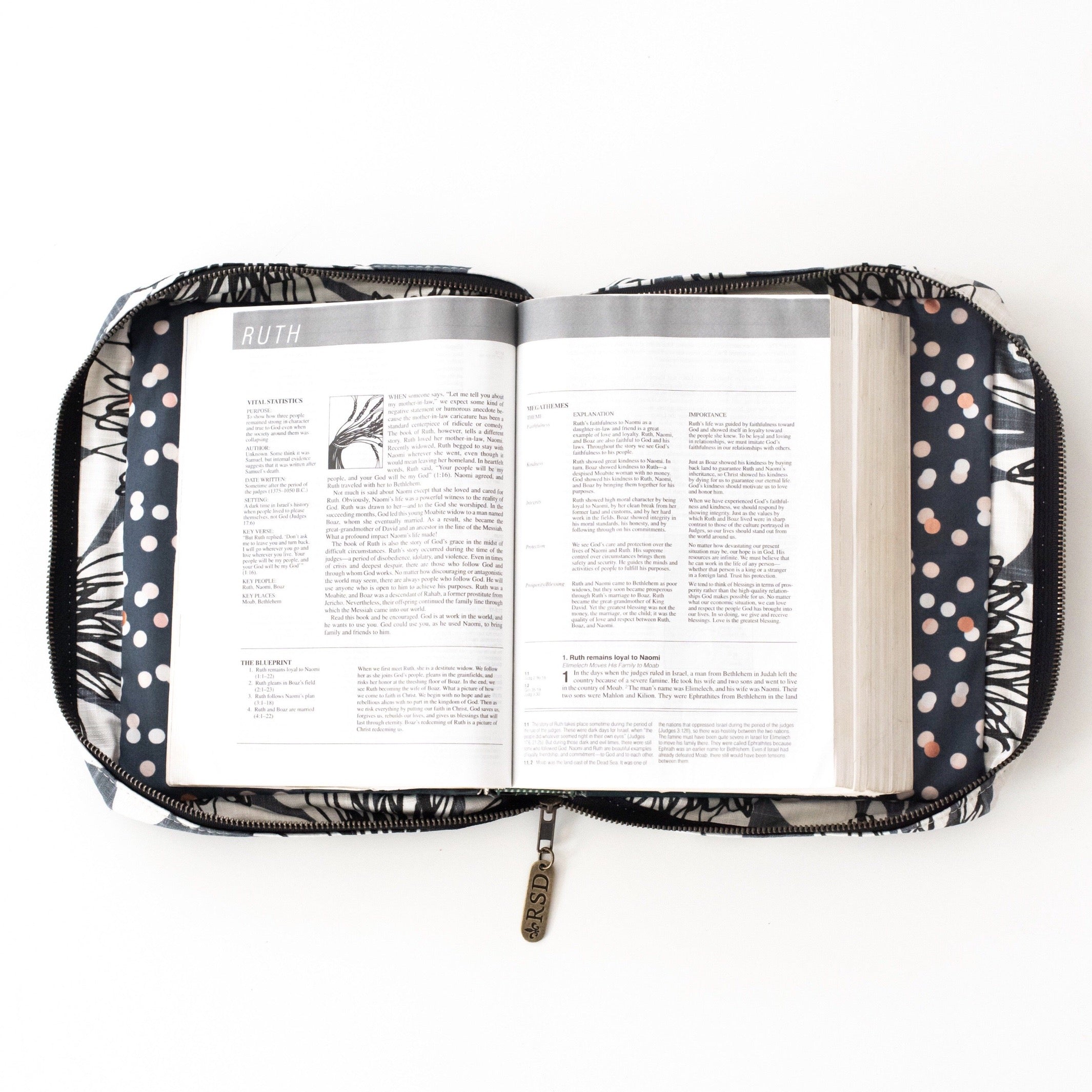 Slim Bible Cover: Nutmeg Waxed Canvas