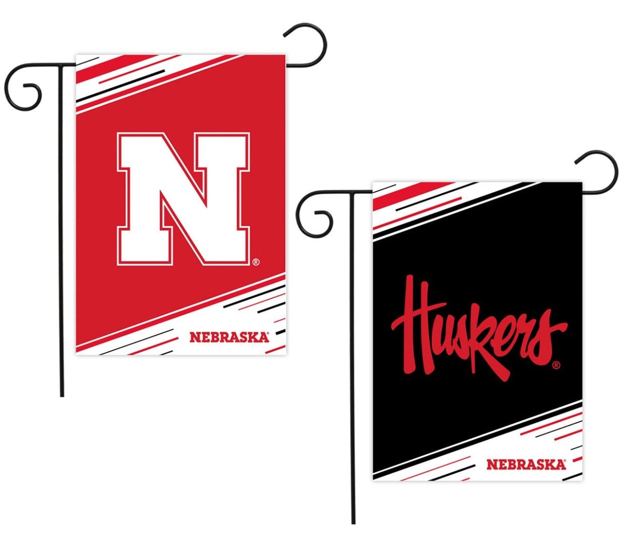 University of Nebraska Garden Flag 2 Sided Huskers