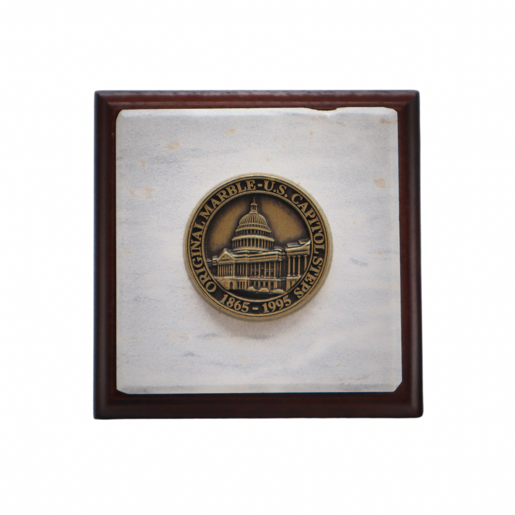 Marble Paperweight With Base