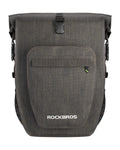 ROCKBROS 27L Waterproof Bike Pannier Bag Grocery Touring Cycling Large Capacity Rear Rack Bag