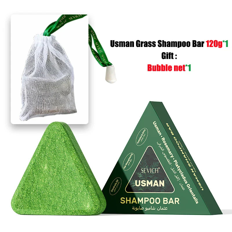 Usman Grass & Platycladus Herbal Shampoo Soap