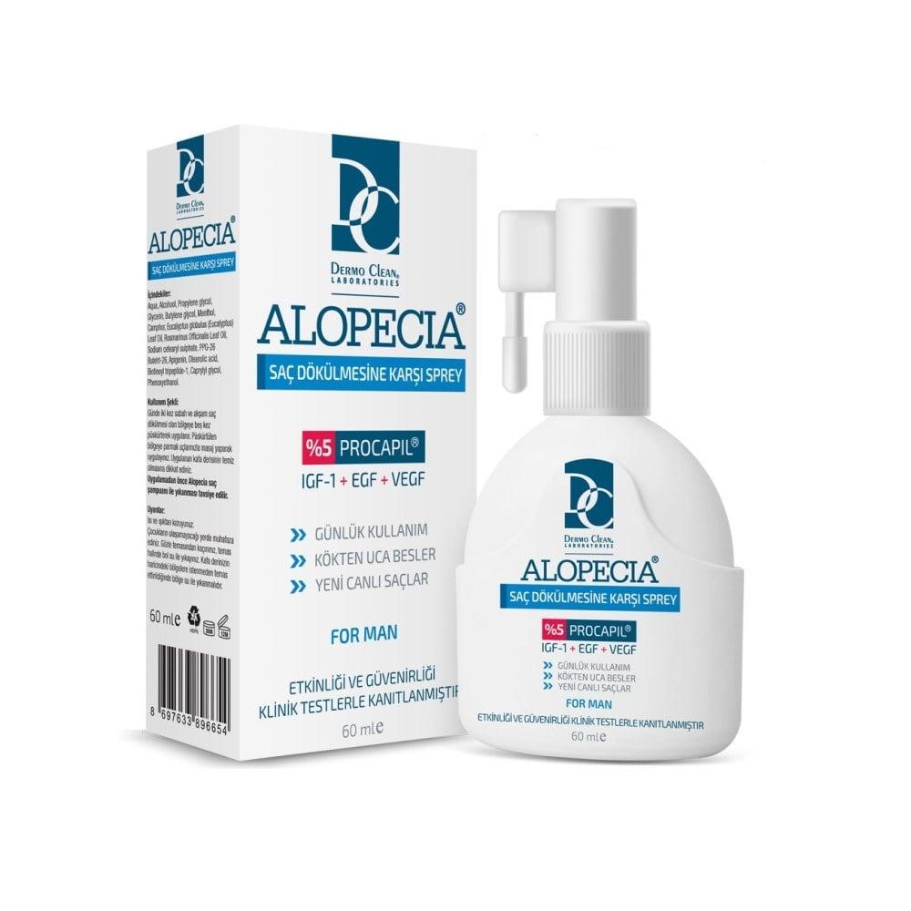 Alopecia Anti Hair Loss Dermal Spray by Generic - 60ml, Promotes Hair Health & Prevents Loss
