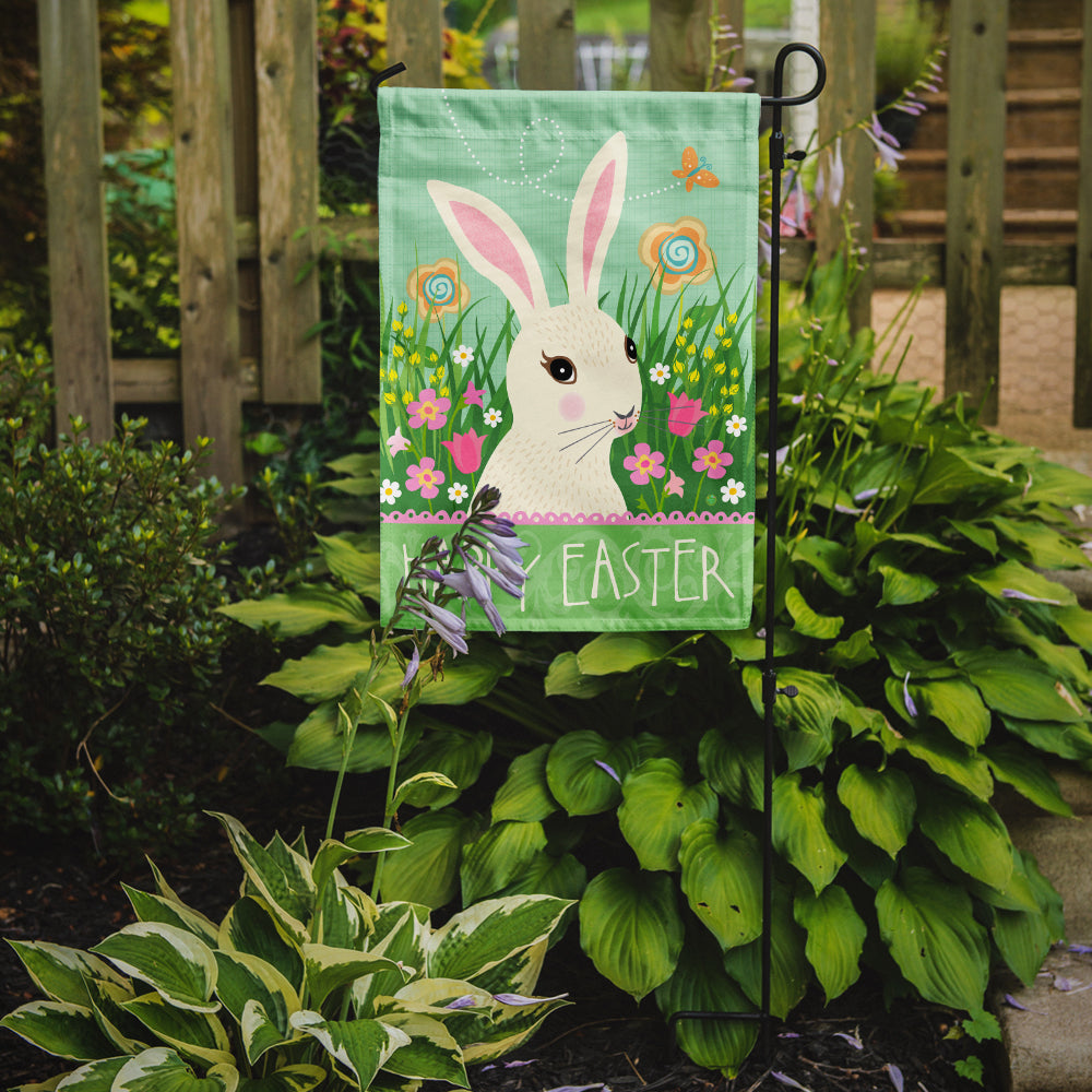 Easter Bunny Rabbit Garden Flag Mailbox Decorative Yard Banner Outside Patio Artwork for Flower Beds, Garden Size, Multicolor
