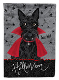 Halloween Vampire Scottie Garden Flag Mailbox Decorative Yard Banner Outside Patio Artwork for Flower Beds, Garden Size, Multicolor